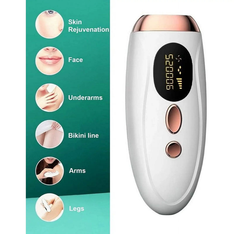 Mychway Depilação a Laser Permanente Malaio IPL Epilator Ice Cool Indolor Depilador a Laser 500000 Flashes Face Body Epilator