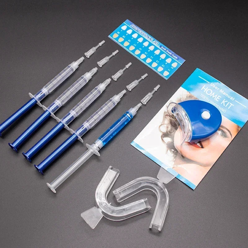 Cuidados bucais drop ship Kit de clareamento de dentes de uso doméstico géis orais Clareador de dentes Clareamento White With 44% Peroxide whitening teeth gels