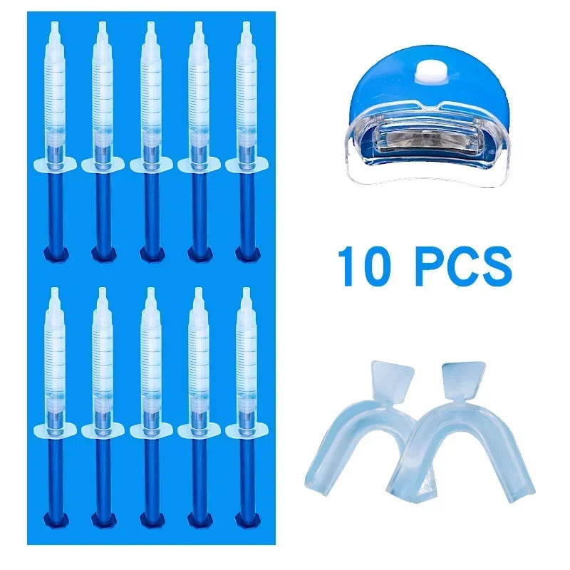 Cuidados bucais drop ship Kit de clareamento de dentes de uso doméstico géis orais Clareador de dentes Clareamento White With 44% Peroxide whitening teeth gels